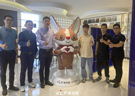 热烈欢迎中国建博会领导一行莅临xc体育智能科技股份有限公司参观指导！